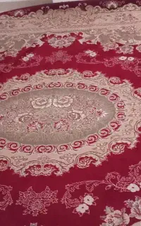دو عدد فرش ۳/۴  زرشکی ۵۰۰ شانه