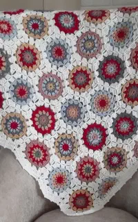 شال مبل قلاببافی