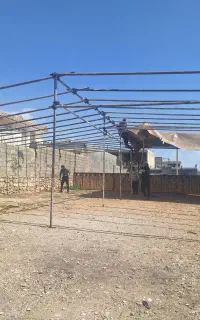 داربست فلزی و کپر مراسمات