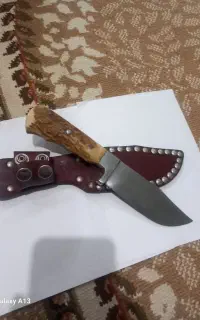 چاقو ترکمنی دسته شاخ