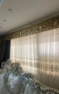پرده شیک تمیز پارچه مخمل ترک