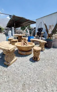گلدان باربیکیو نیمکت