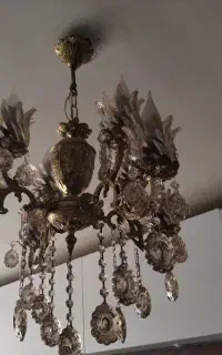 لوستر برنزی ۸ شاخه