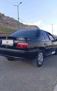 پژو پارس مشکی فول سالم  در حد