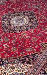 یک جفت فرش ۱۲ متری لاکی قطبی کاشان