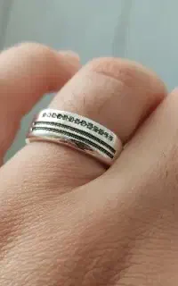 حلقه نقره عیار ۹۲۵