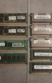 فروش یکجا ۹ عدد رم سرور اورجینال 8GB DDR3