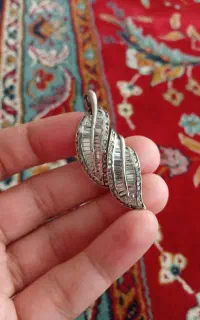 اویز نقره ایتالیایی باگت دستساز