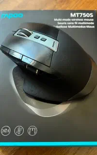 موس حرفه ای  بیسیم و شارژی رپو RAPOO MT750S