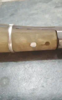 چاقوعطیقه خوری دسته عاج پیم هاشم جنسش نقره