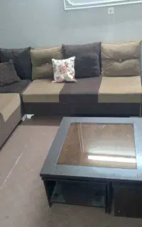 مبل هفت نفره  اِل با میز