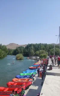 قایق رفتینگ قایق سواری شنا اب بازی