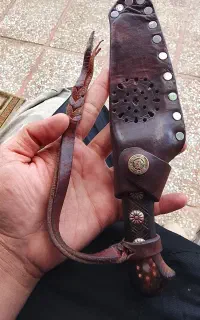 چاقو حیدری مس کوب آس