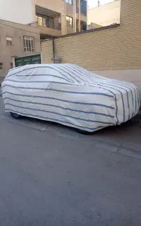 چادر ماشین خطی و نخ وپنبه ضد اب و پشت کرک