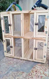 قفس چوبی شلف استند دکوری