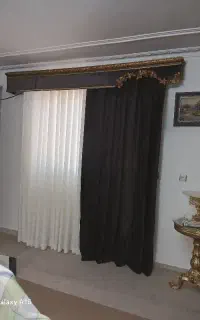 ۲عددکتیبه و۳والن پرده .با ۳عدد میبه ولوازم نصب .