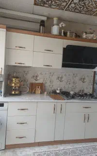 فروش کل کابینت ام دی اف فایبر گلاس کل یک آشپزخانه