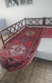 فرش دست بافت پشم عتیقه موزه ای