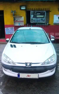 پژو ۲۰۶ sd  v8 مدل ۹۸ فنی سالم
