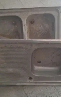 سینک استیل دوقلو