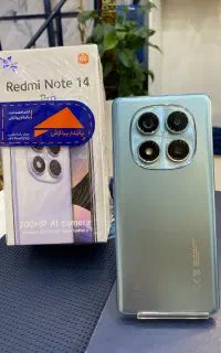 یک دستگاه xiaomi note 14 pro ابی