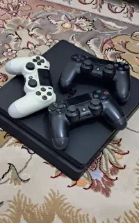 دستگاه ps4 500 slim ب شرط کپی خور 3 دسته اصلی