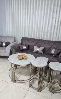 مبل ۷نفره  با چهارتا عسلی