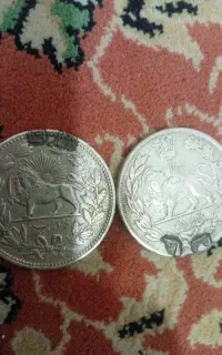 سکه های۵۰۰۰دیناری دوره مظفرالدین شاه واحمدشاه قاجا