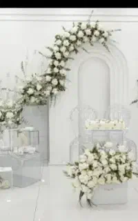 دیزاین وسایل نامزدی گل ارایی نامزدی وعقد وعروسی .