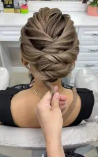 آموزش شینیون مو