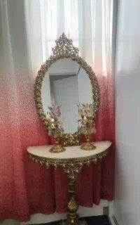 اینه و شمعدان برنج