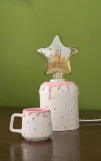 ست آباژور و ماگ دوناتی سرامیکی