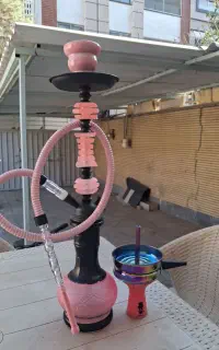 قلیون دخترونه صورتی