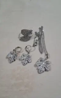 سرویس برگ انجیری نگین دار