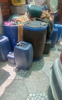 بشکه آهنی پلاستیکی