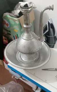 افتابه و لگن مسی صفوی عتیقه