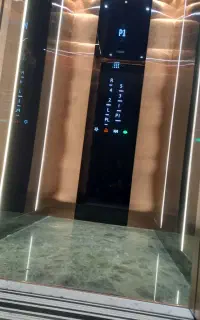 کابین اسانسور درب لولایی بازسازی