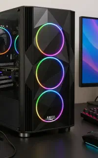 قاب کیس نو گیمینگ 4 فن RGB شیشه