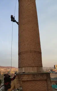 کار در ارتفاع بدون نیاز به داربست ( کار با طناب )