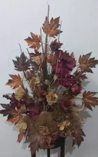 سبد گل خشک