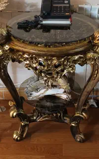 میز تلفن و خاطره  پلی استر شیک و نو