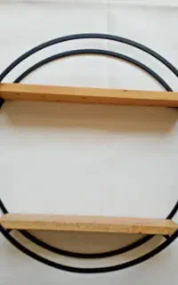 شلف دیواری چوبی فلزی