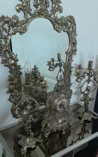 آینه و شمعدان