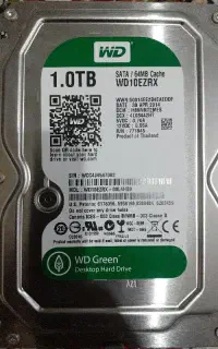 هارد1T هزارگیگ وسترن سبز Green