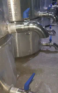 نصب شیر استیل روی دیگ فروش مستقم از کارخانه