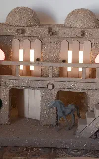 ماکت خانه سنتی ، کاهگلی