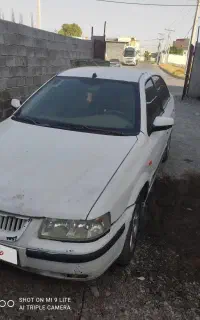 سمند سفید مدل 89