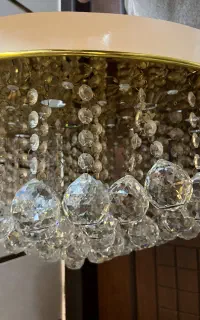 فروش ۳عدد لوستر سقفی طلایی ۳زمانه