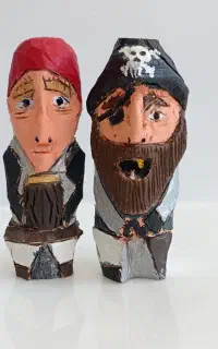 قایق وکشتی دکوری چوبی