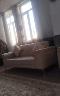 فروش مبل 8 نفره رنگ کرم نسکافه ای